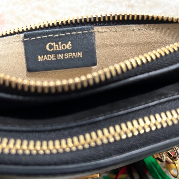 New Authentic CHLOE Small Jane Tassel-Trim Leather Crossbody Bag - Picture 5 of 11